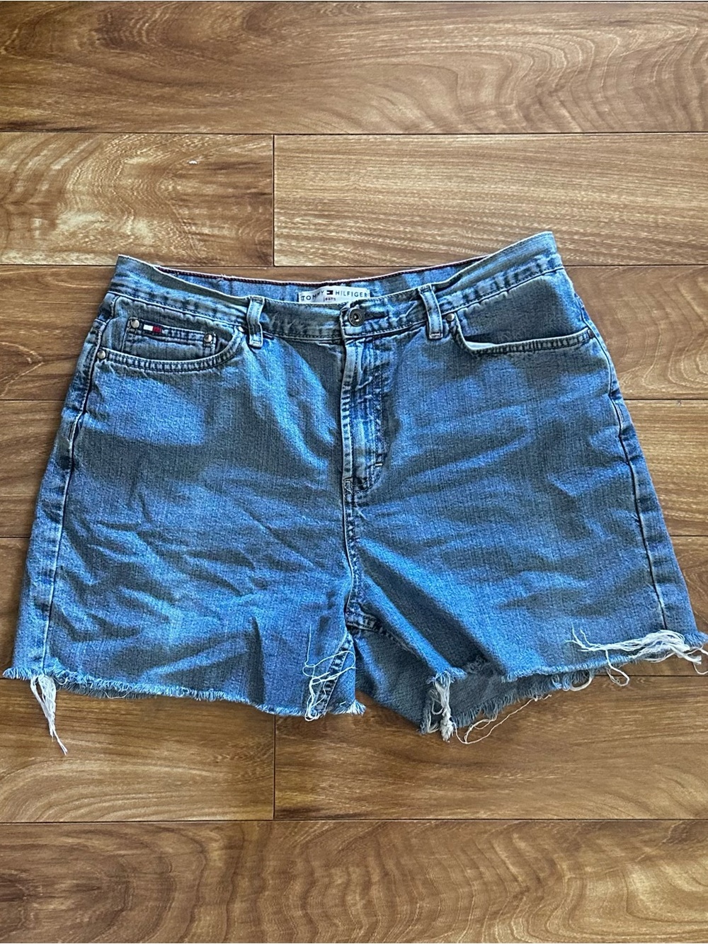 Tommy Hilfiger cutoff denim shorts